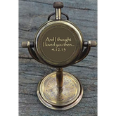 Custom Antique Table Desk Clock for Couples, Anniversary, Birthday ACP11